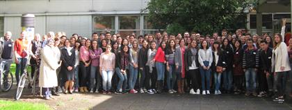 100 Exchange students from all over the world at Hochschule Düsseldorf - University of Applied Sciences
